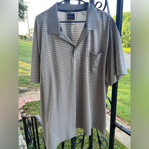 Greg Norman Tasso for Elba Five Iron Play Dry Golf Polo Shirt Sz. XXL - Picture 1 of 5